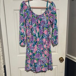 Lilly Pulitzer Colorful Floral Mini Dress